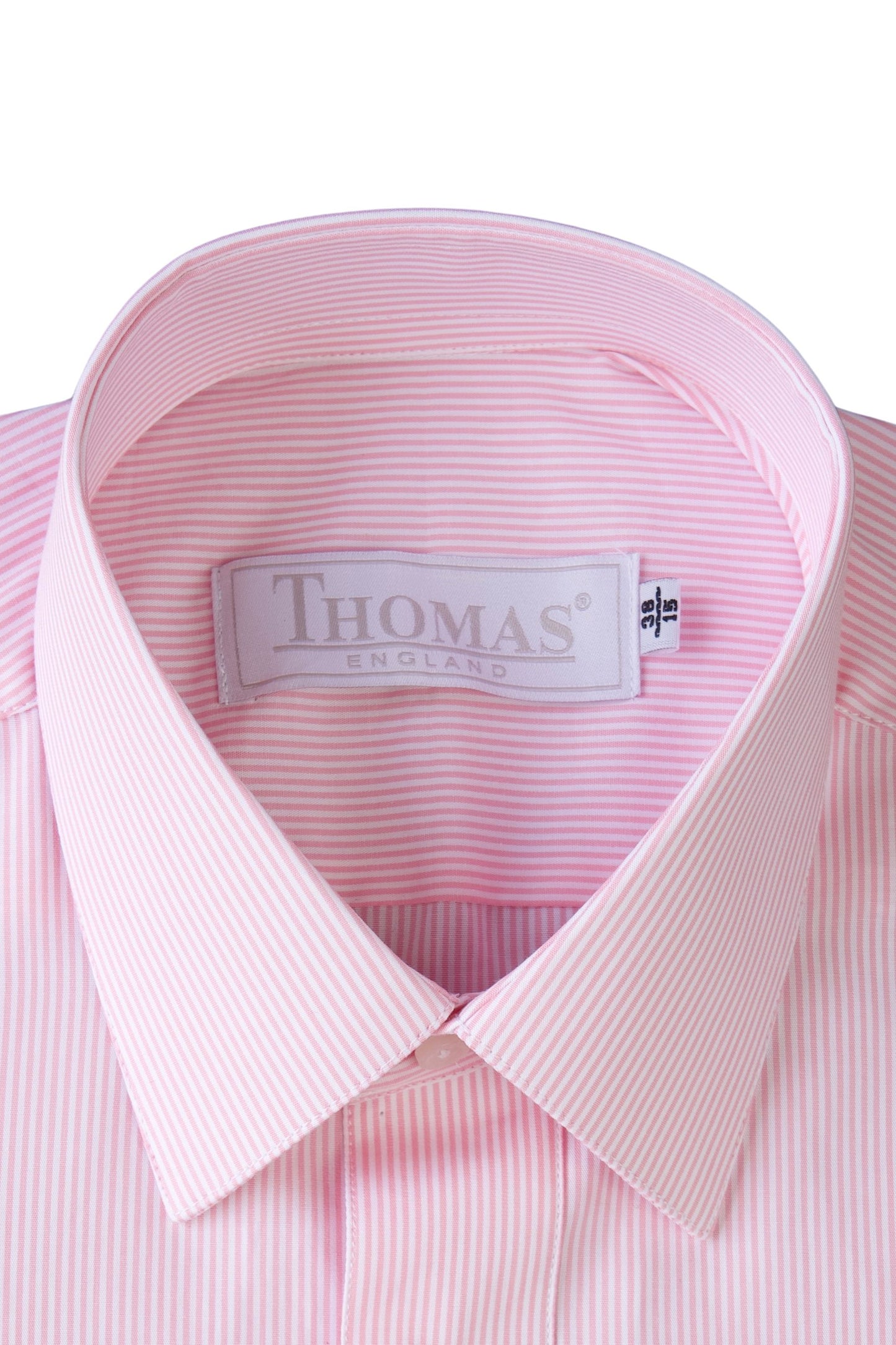 Camisa Business Regular Fit Rosa Rayas