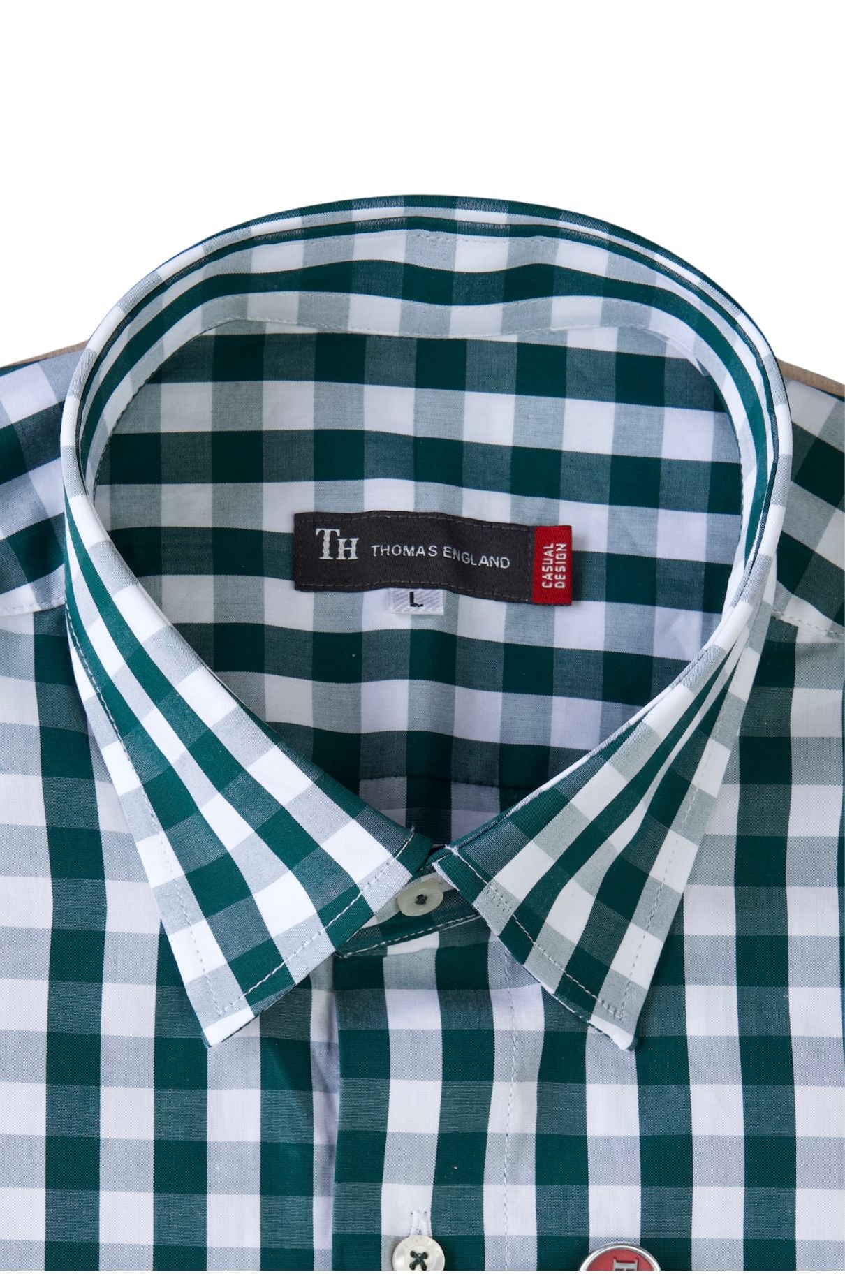 Camisa City Casual Regular Fit Verde Cuadros