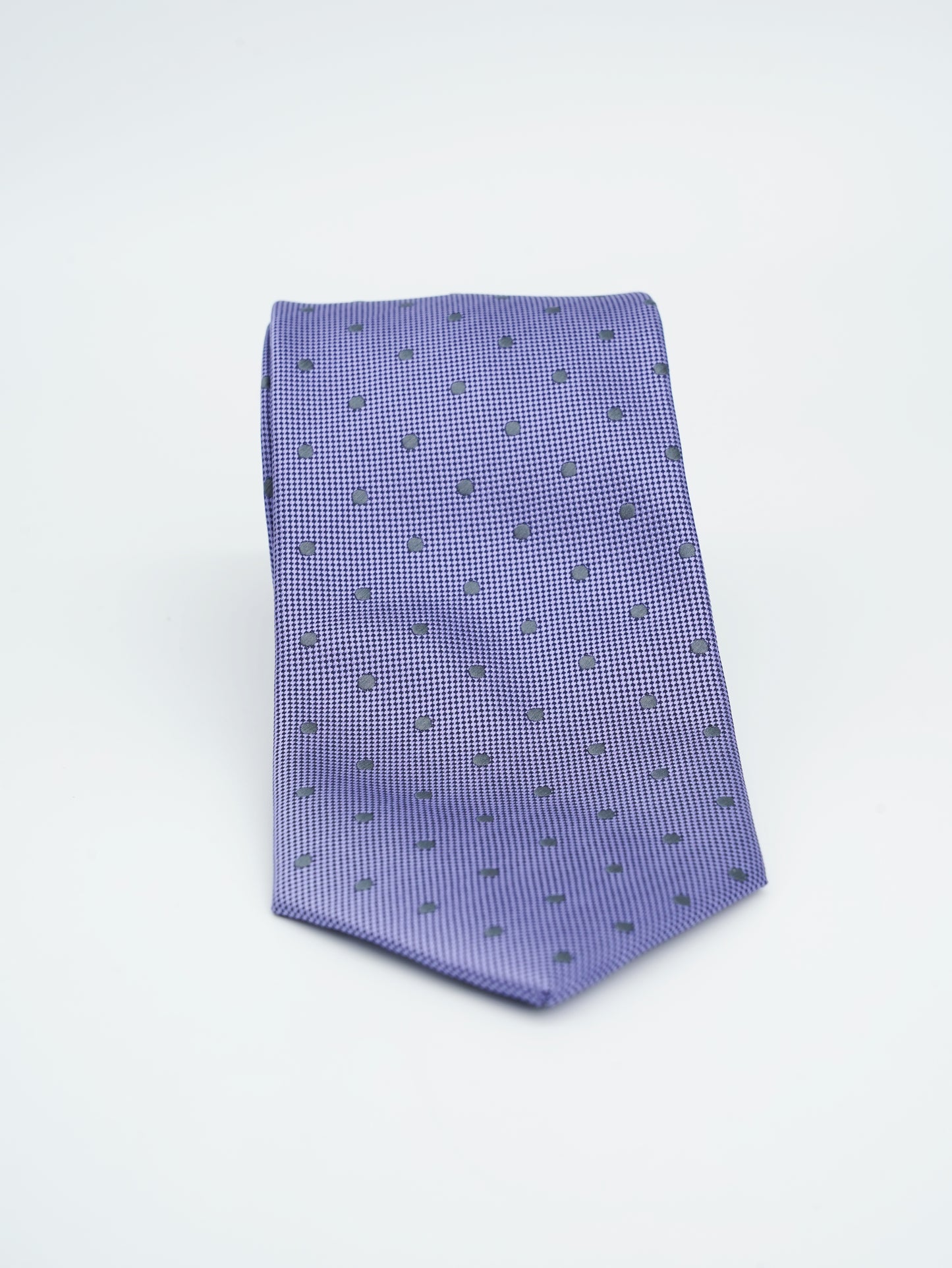 Corbata Lila Tejido Jacquard Colección Clásica