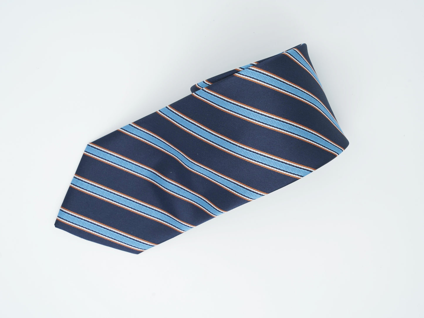 Corbata Azul Oscura Tejido Jacquard Colección Clásica