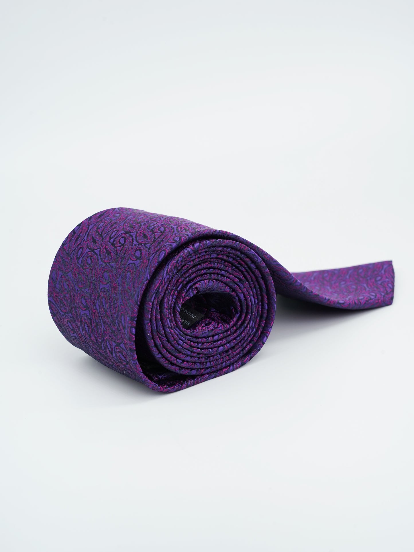Purple Jacquard Woven Tie Classic Collection