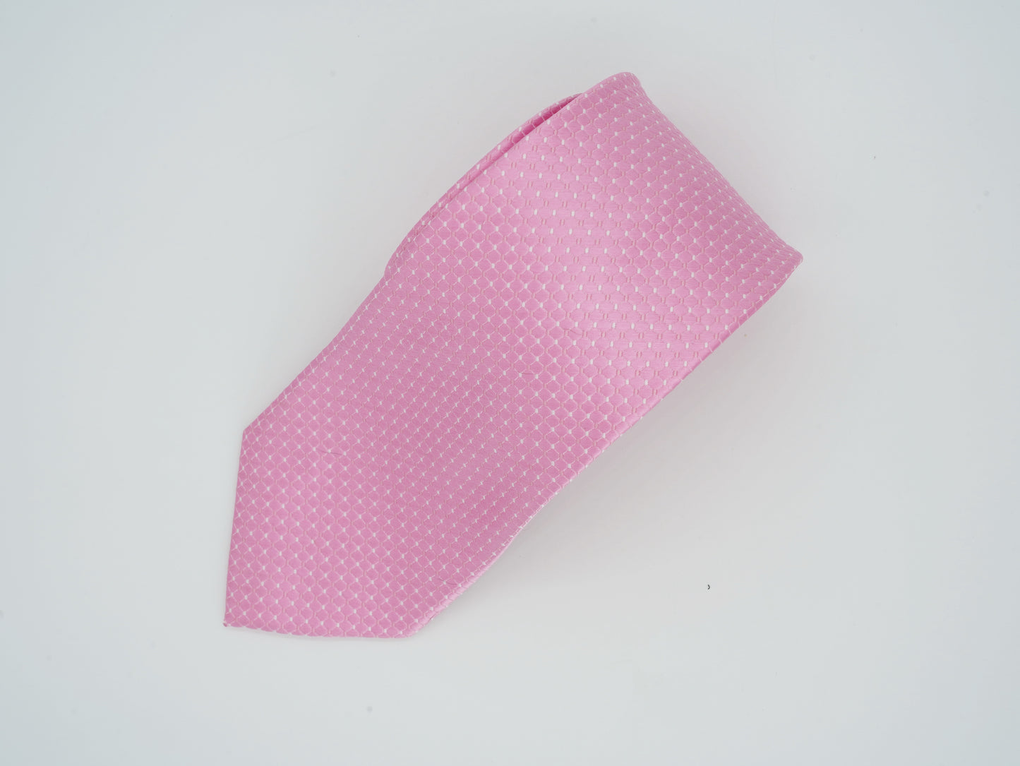 Corbata Rosada Tejido Jacquard Colección Clásica