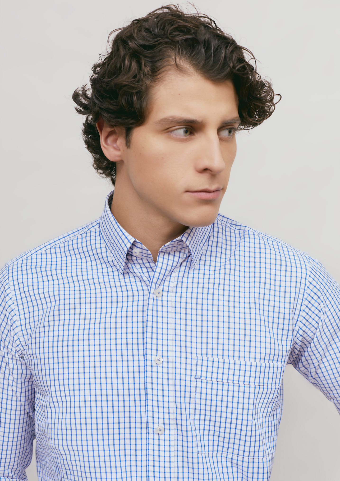 Camisa City Casual Regular Fit Azul