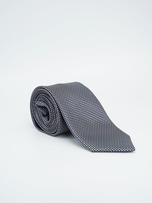 Light Gray Jacquard Woven Tie Classic Collection