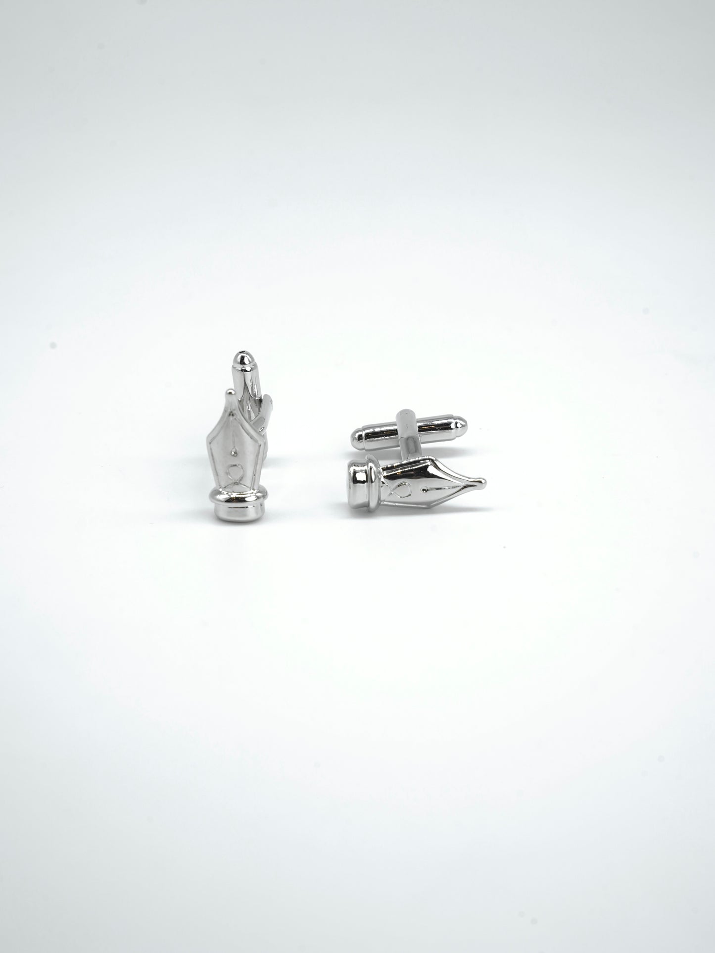 Feather cufflinks