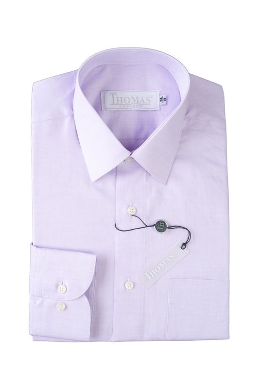 Camisa Business Regular Fit Lila Textura