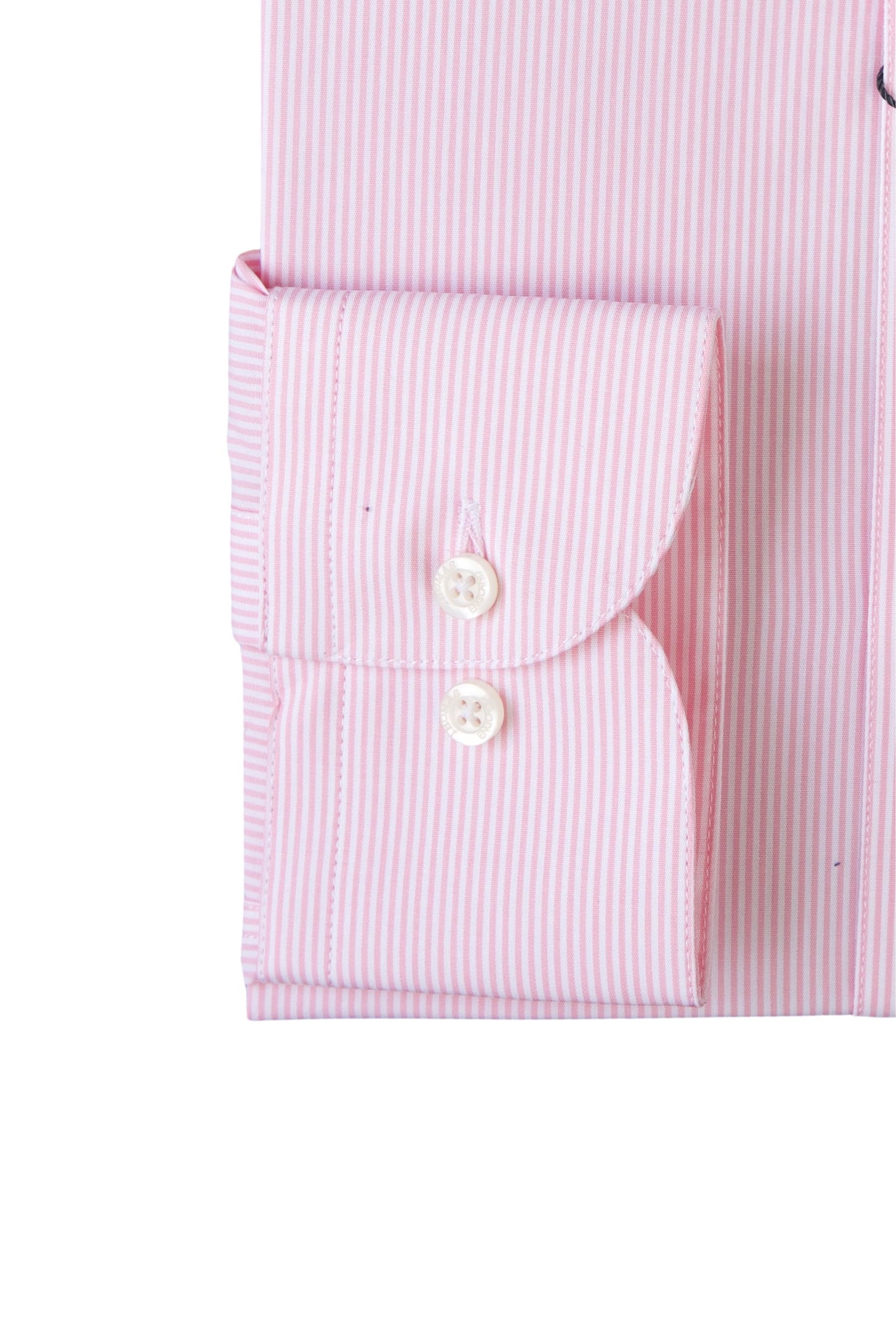 Camisa Business Regular Fit Rosa Rayas