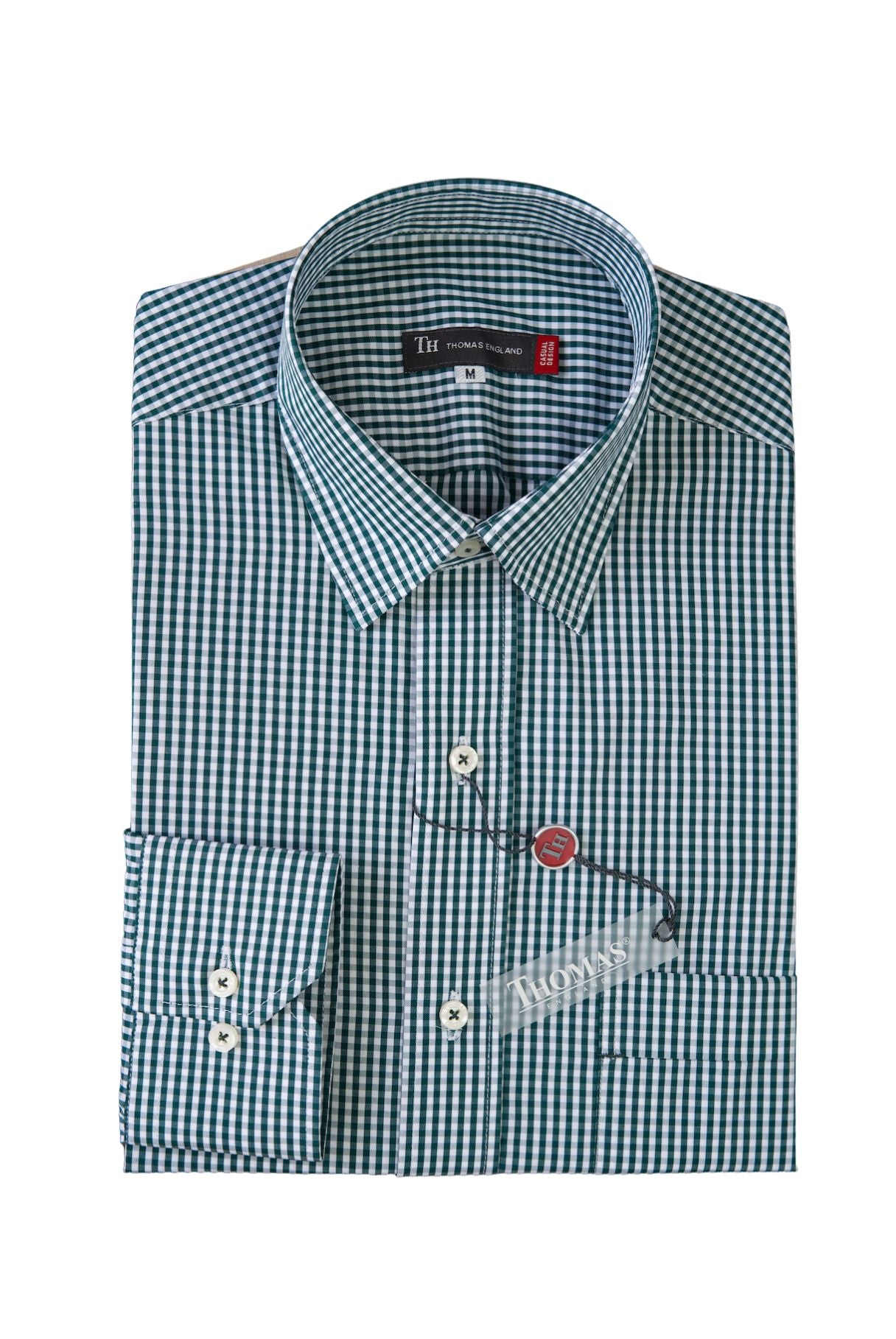 Camisa City Casual Regular Fit Verde Cuadros