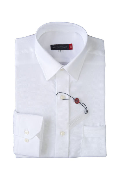 Camisa City Casual Slim Fit Blanca Textura