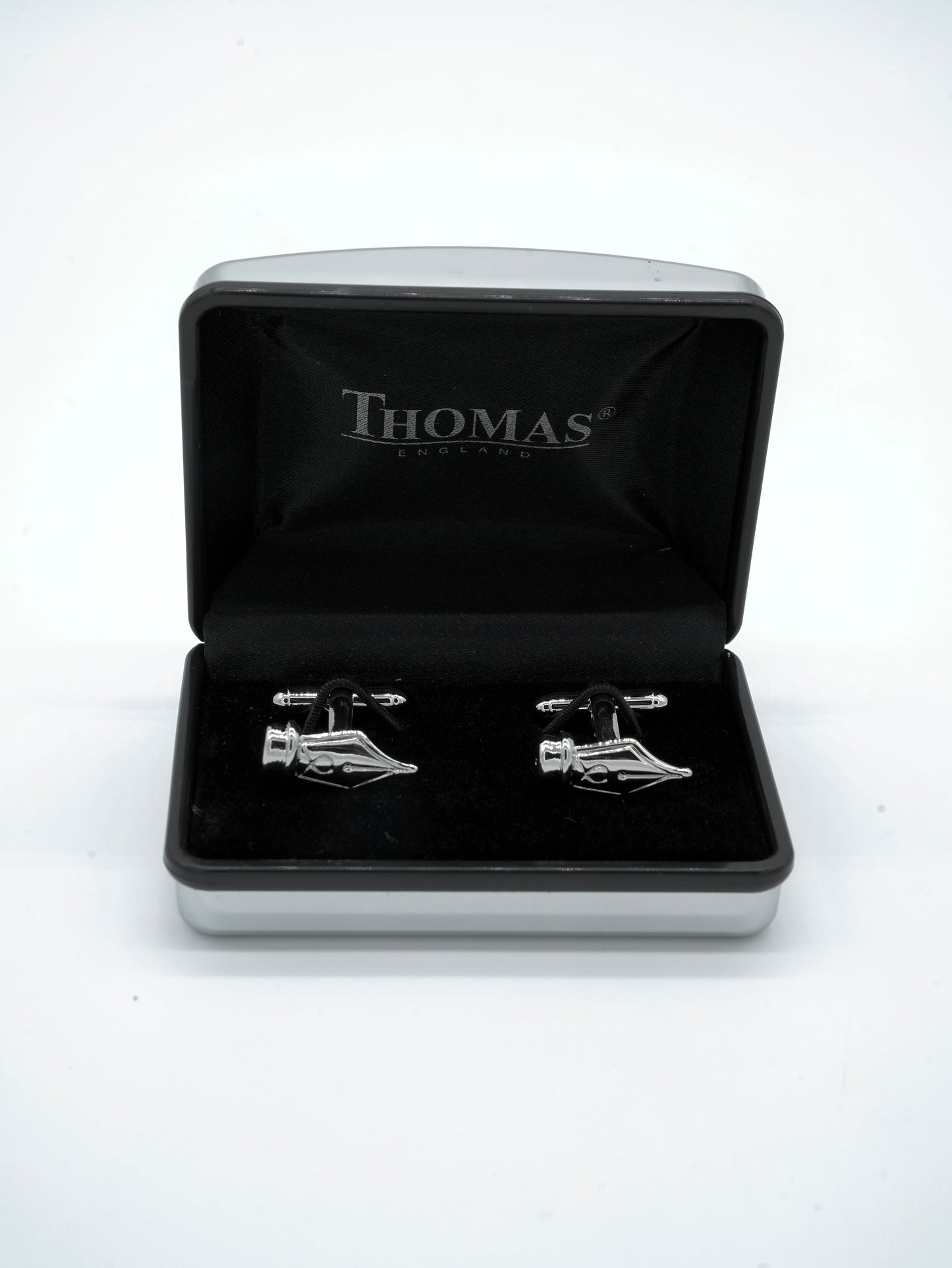 Feather cufflinks