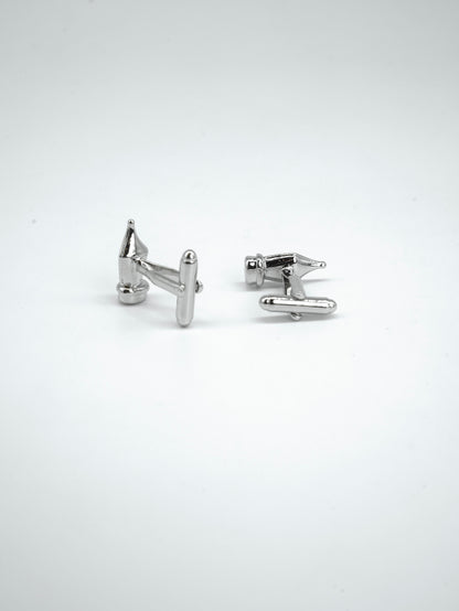 Feather cufflinks