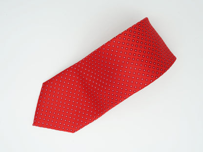 Corbata Roja Tejido Jacquard Colección Clásica