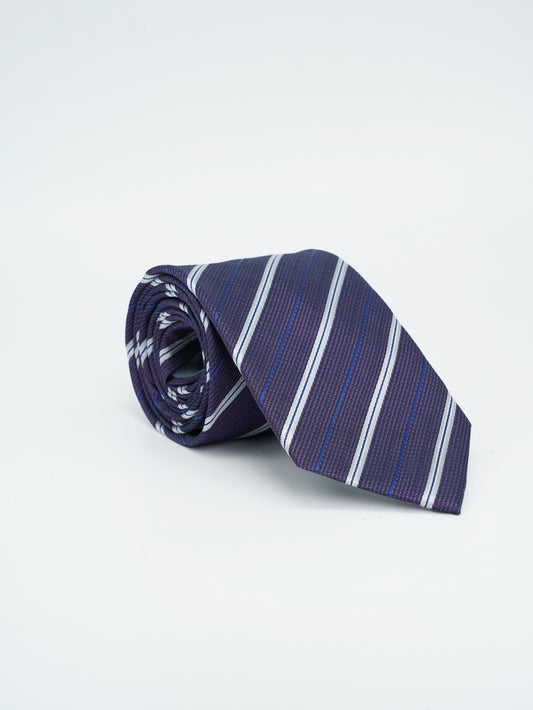 Purple Jacquard Woven Tie Classic Collection