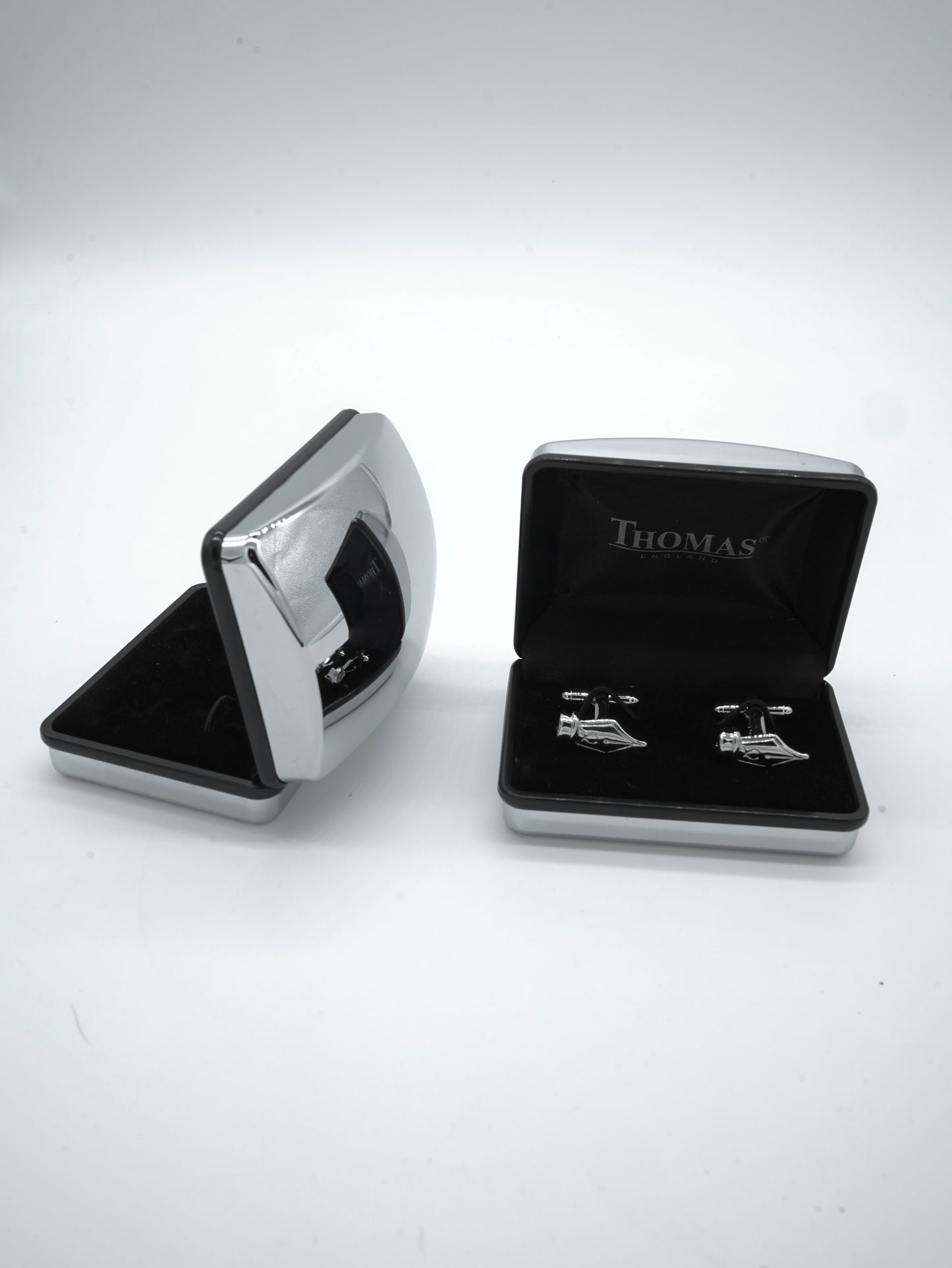 Feather cufflinks