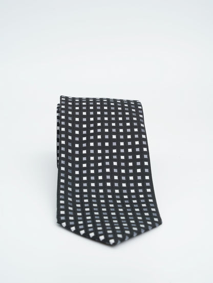 Black Jacquard Woven Tie Classic Collection