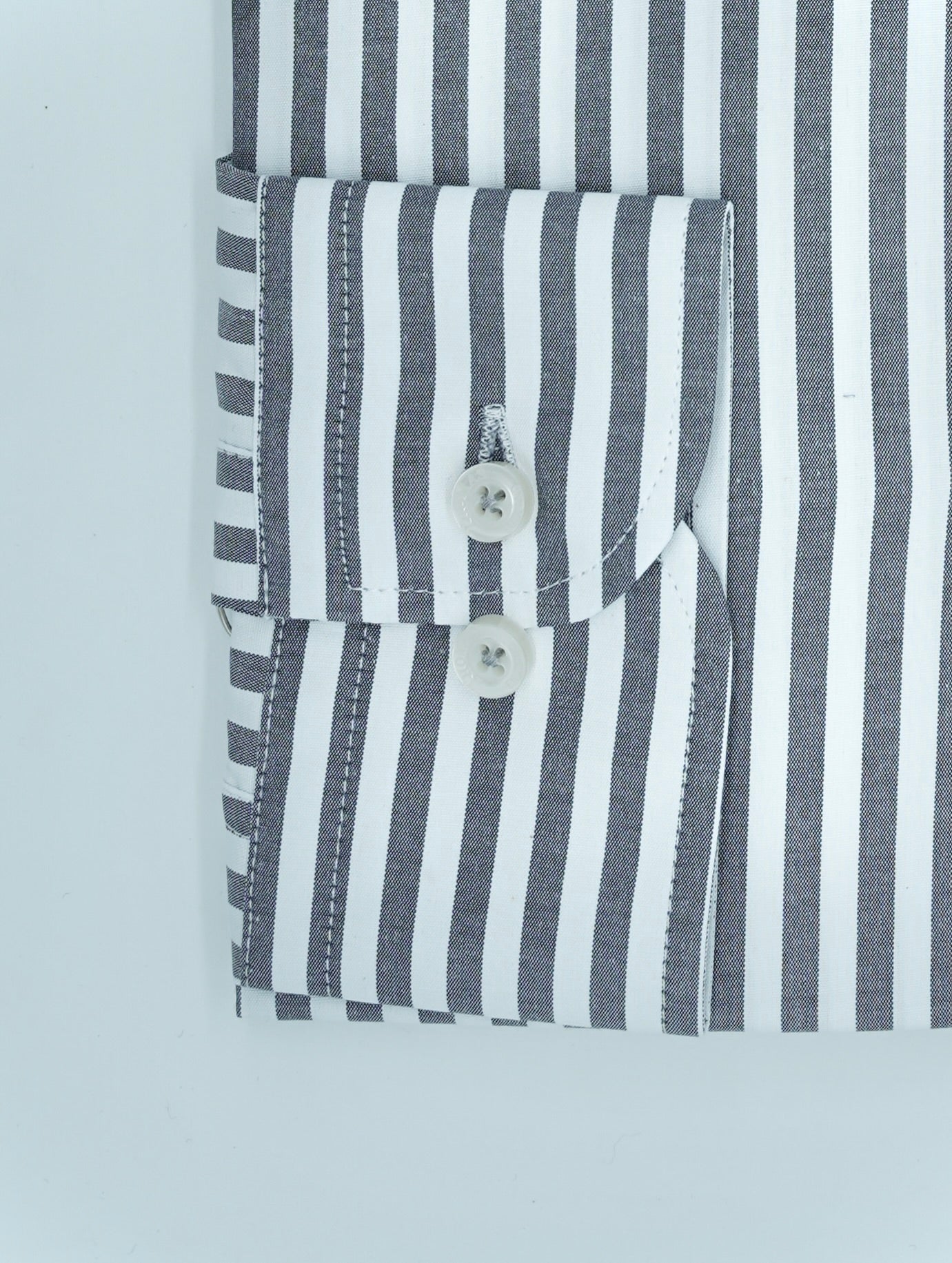 Camisa City Casual Regular Fit Gris Rayas
