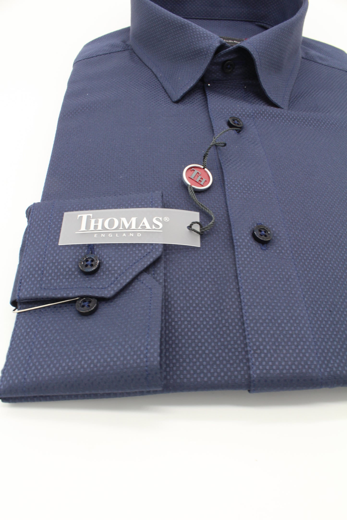 Camisa City Casual Regular Fit Azul Textura