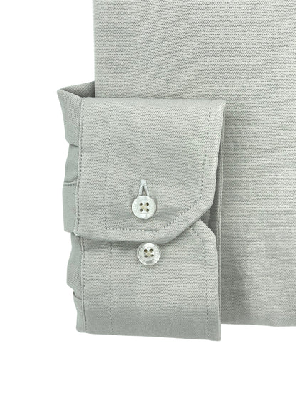 Camisa City Casual Slim Fit Arena Grisáceo Textil Fluido