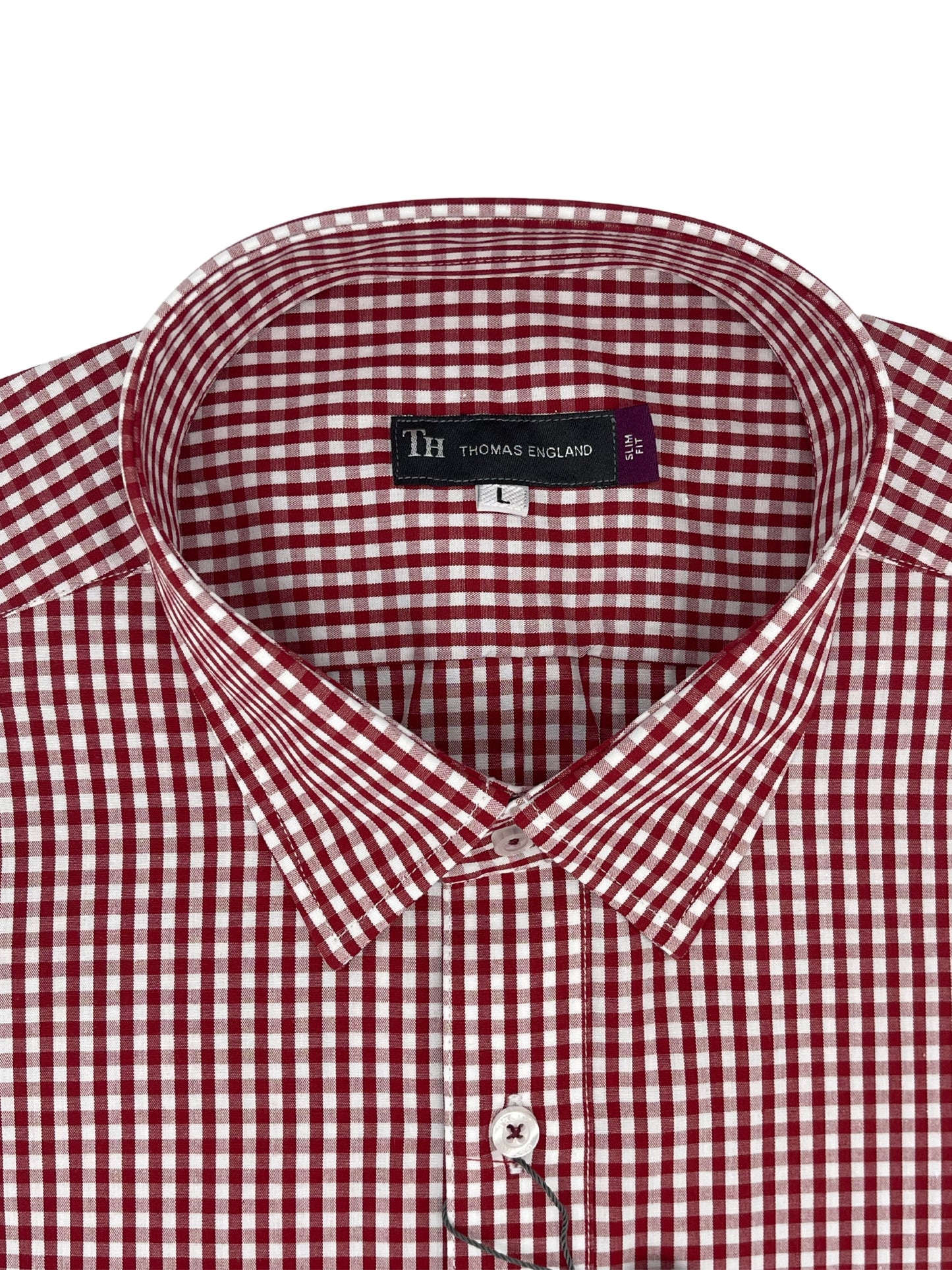 Camisa City Casual Regular Fit Rojo Cuadros