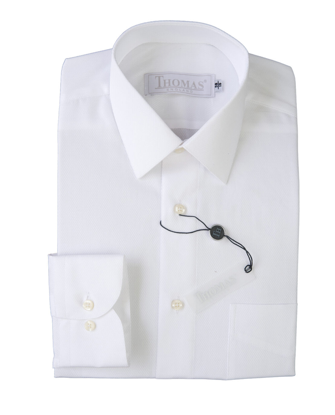 Camisa Business Regular Fit Blanca Textura