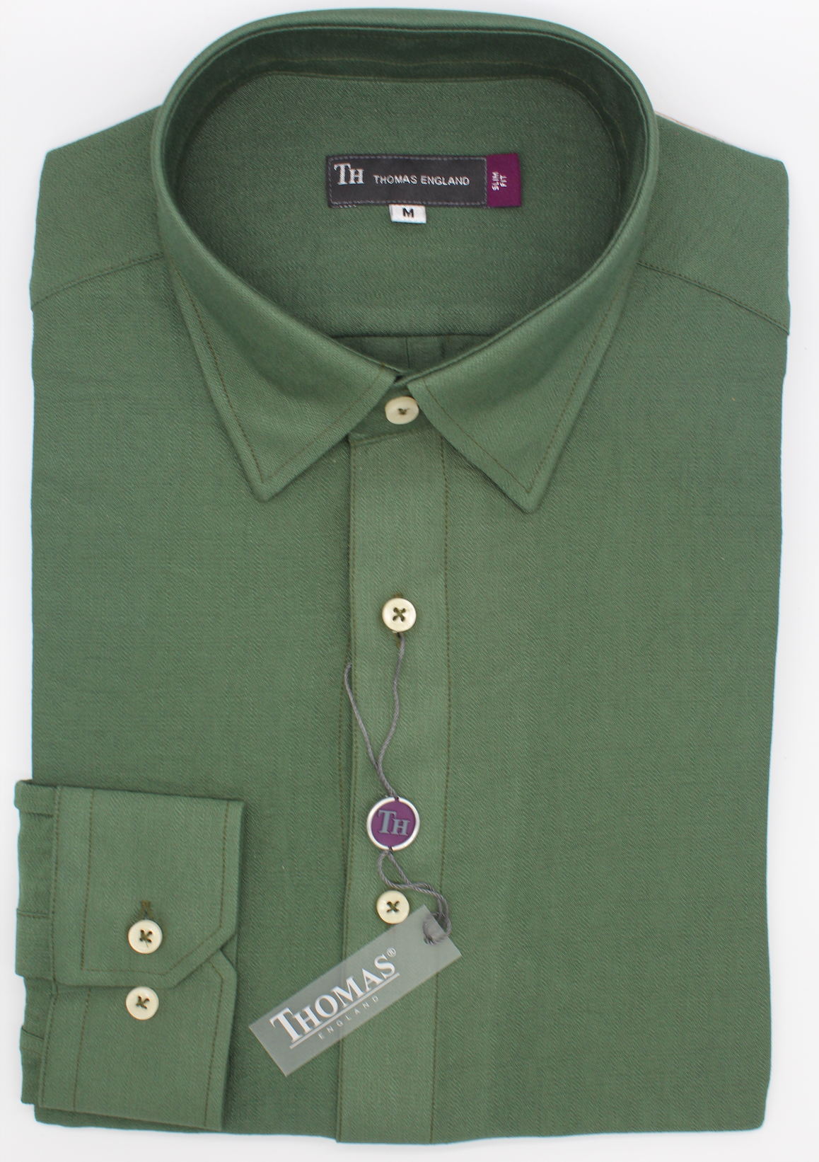 Camisa City Casual Regular Fit Verde Textura